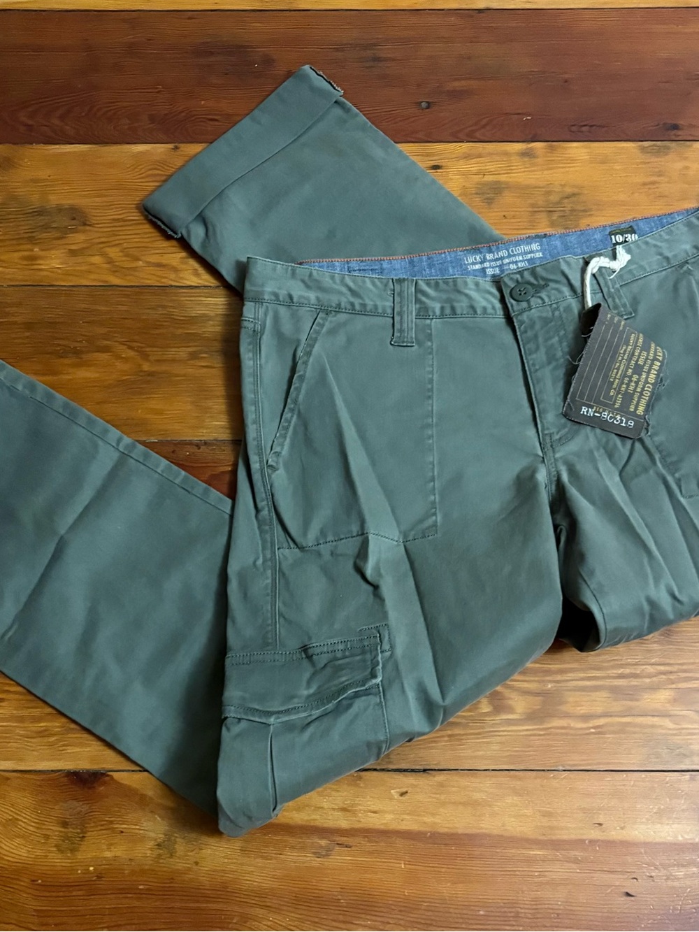Lucky Brand Women’s Olive Green Cargo Pants NWT
